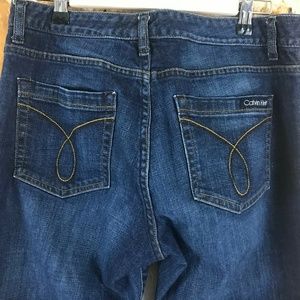 Calvin Klein Skinny Jeans sz 12 Dark Blue Pants